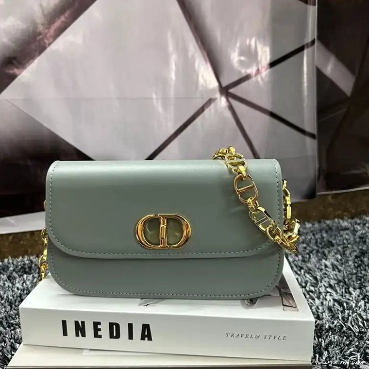 Cheap Box Bag 30 Avenue Calfskin Sky Montaigne Blue Dior 0326 Luxury
